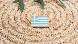 Greek Flag Pin