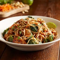 Spicy Peanut Chicken With Soba Noodles