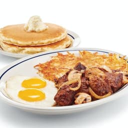 Sirloin Steak Tips & Eggs